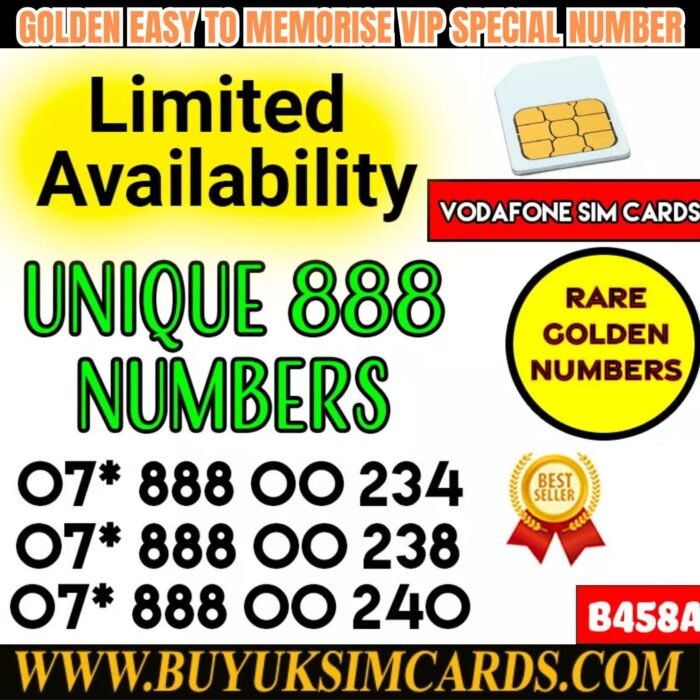 Golden VIP UK SIm Cards