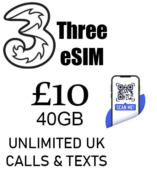 Three UK eSIM