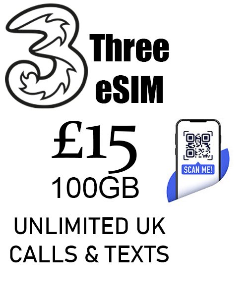 Three UK eSIM