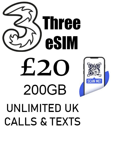 Three UK eSIM