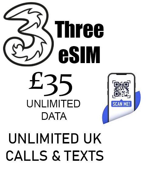 Three UK eSIM