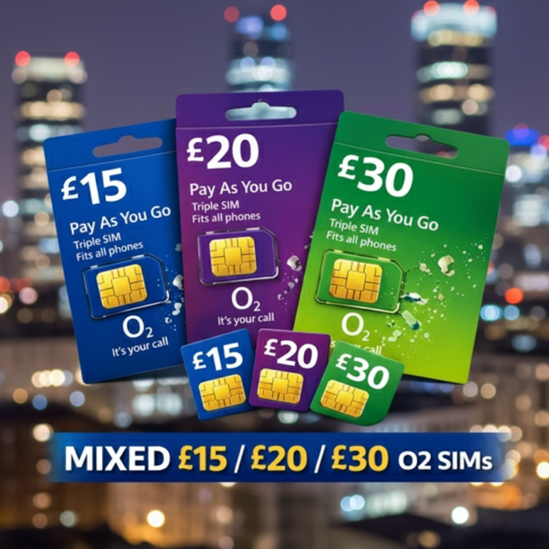 O2 SIM Cards